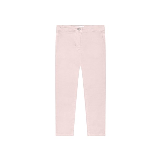 Jasno różowe spodnie niemowlęce z tkaniny ze sklepu 5.10.15 w kategorii Spodnie i półśpiochy - zdjęcie 169716479