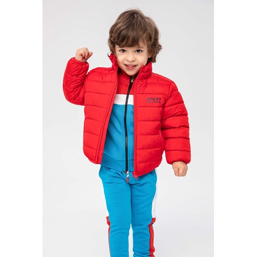 Wiosenna kurtka przejściowa niemowlęca ze stójką - czerwona ze sklepu 5.10.15 w kategorii Kombinezony i kurtki - zdjęcie 169716535