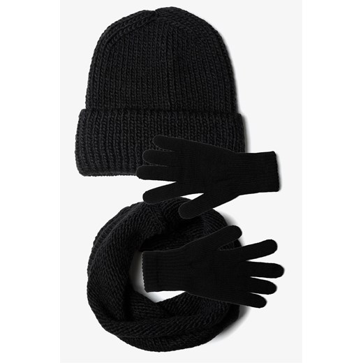 Komplet zimowy damski- czapka, komin, rękawiczki ze sklepu 5.10.15 w kategorii Komplety czapka i szalik damskie - zdjęcie 169716629