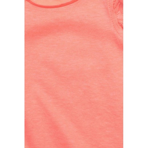 Różowa bluzka dzianinowa dziewczęca z falbankami Minoti 122/128 5.10.15