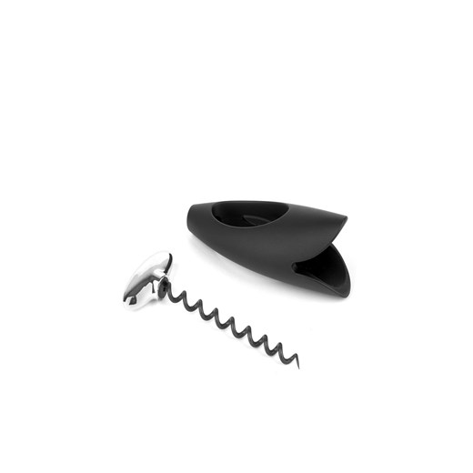 Czarny korkociąg ze stali nierdzewnej 17,5 cm ze sklepu 5.10.15 w kategorii Akcesoria kuchenne - zdjęcie 169716695
