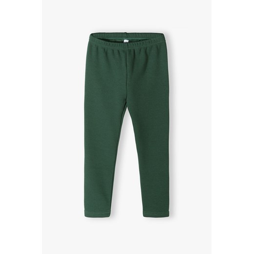 Zielone legginsy dziewczęce z ociepleniem ze sklepu 5.10.15 w kategorii Spodnie dziewczęce - zdjęcie 169717016