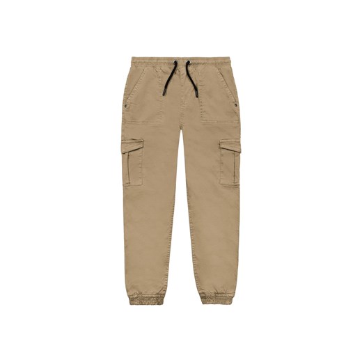 Beżowe spodnie bojówki dla chłopca Minoti 98/104 5.10.15