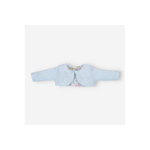 Bolerko niemowlęce z bawełny organicznej dla dziewczynki ze sklepu 5.10.15 w kategorii Bluzy i swetry - zdjęcie 169717098