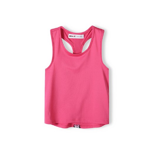 Różowa koszulka sportowa bez rękawów dziewczęca ze sklepu 5.10.15 w kategorii Bluzki dziewczęce - zdjęcie 169717127