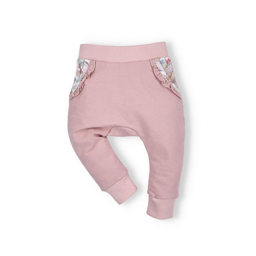 Spodnie dresowe z bawełny organicznej dla dziewczynki ze sklepu 5.10.15 w kategorii Spodnie i półśpiochy - zdjęcie 169717706