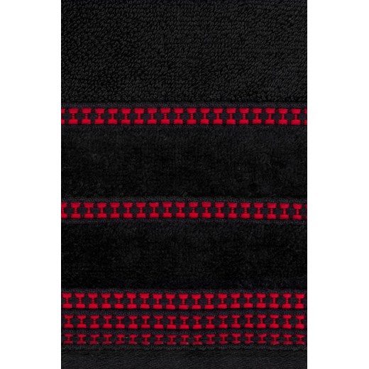 Ręcznik Amanda 70x140 cm - czarny Eurofirany 70x140 5.10.15