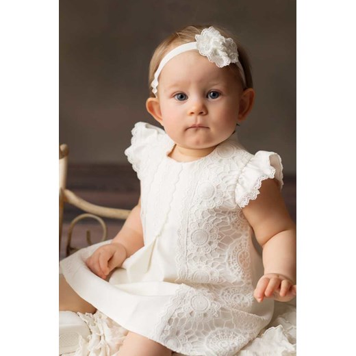Sukienka niemowlęca do chrztu-Lori ze sklepu 5.10.15 w kategorii Ubranka do chrztu - zdjęcie 169718188