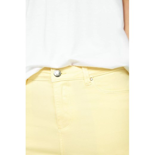 Spodnie obcisłe damskie - żółte Greenpoint 38 okazja 5.10.15
