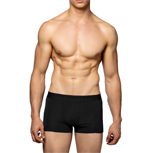 Przylegające do ciała bokserki męskie Atlantic- czarne ze sklepu 5.10.15 w kategorii Majtki męskie - zdjęcie 169718647