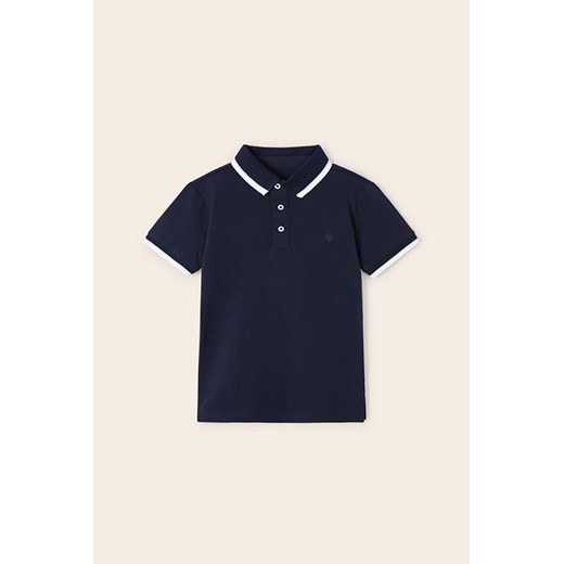 Koszulka polo z krótkim rękawem dla chłopca Mayoral - granatowa ze sklepu 5.10.15 w kategorii T-shirty chłopięce - zdjęcie 169718778