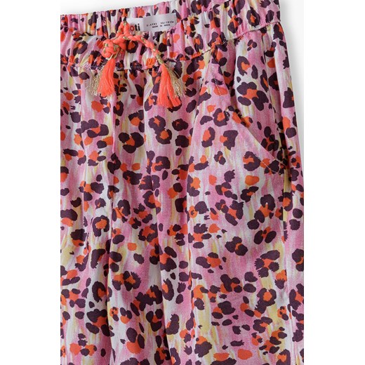 Spodnie alladynki z kolorowym nadrukiem dla dziewczynki Minoti 110/116 wyprzedaż 5.10.15