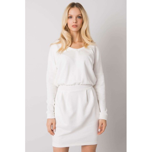 Biała sukienka Kloe RUE PARIS ze sklepu 5.10.15 w kategorii Sukienki - zdjęcie 169719947
