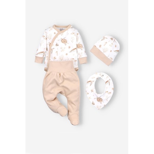 Komplet niemowlęcy : body, półśpiochy, czapka, apaszka ze sklepu 5.10.15 w kategorii Body niemowlęce - zdjęcie 169720166