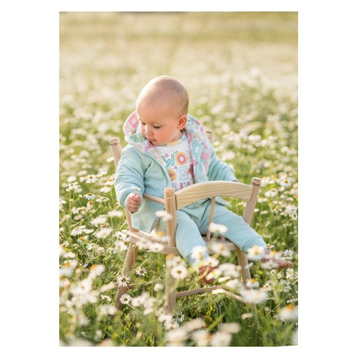 Spodnie niemowlęce z bawełny organicznej dla dziewczynki ze sklepu 5.10.15 w kategorii Spodnie i półśpiochy - zdjęcie 169720345