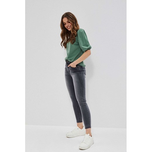 Spodnie jeansowe damskie - szare ze sklepu 5.10.15 w kategorii Jeansy damskie - zdjęcie 169720387