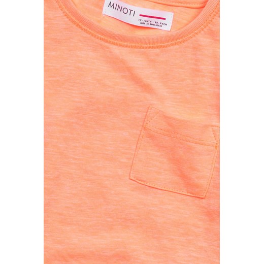 Pomarańczowa koszulka na ramiączkach dla chłopca Minoti 98/104 5.10.15