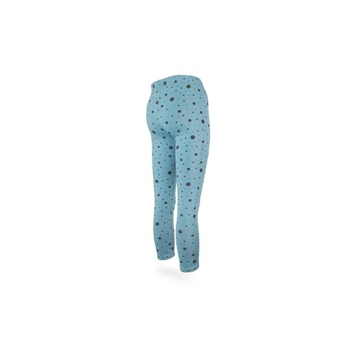 Dziewczęce legginsy błękitne z nadrukiem w kropki Tup Tup 140 5.10.15 okazyjna cena