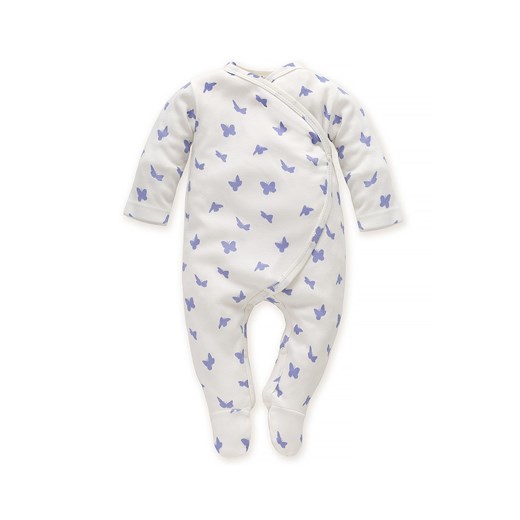 Bawełniany pajac niemowlęcy z długim rękawem Imagine ecru ze sklepu 5.10.15 w kategorii Pajacyki - zdjęcie 169721158