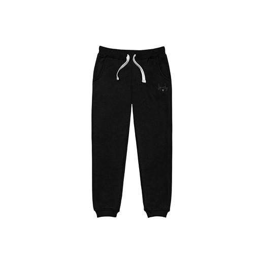 Spodnie dresowe niemowlęce czarne ze sklepu 5.10.15 w kategorii Spodnie i półśpiochy - zdjęcie 169721295