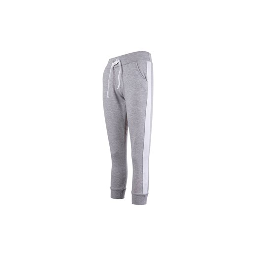 Spodnie dresowe dla chłopca szare z białym lampasem ze sklepu 5.10.15 w kategorii Spodnie chłopięce - zdjęcie 169721359