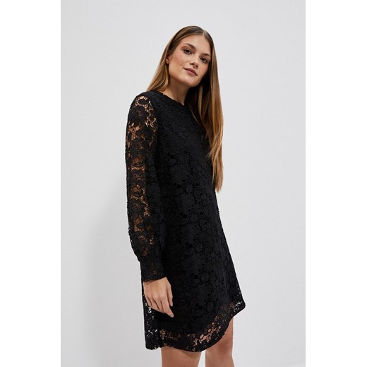Sukienka z długim rękawem czarna ze sklepu 5.10.15 w kategorii Sukienki - zdjęcie 169721419