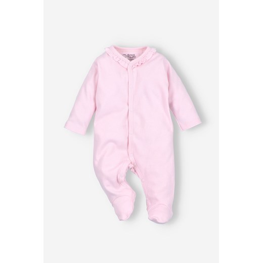 Pajac niemowlęcy z bawełny organicznej dla dziewczynki ze sklepu 5.10.15 w kategorii Pajacyki - zdjęcie 169721545