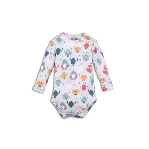 Body niemowlęce z bawełny organicznej z nadrukiem ze sklepu 5.10.15 w kategorii Body niemowlęce - zdjęcie 169721648