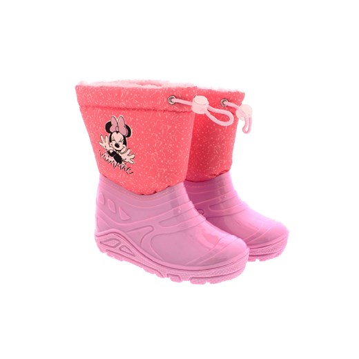 Różowe buty zimowe dla dziewczynki Minnie ze sklepu 5.10.15 w kategorii Kalosze dziecięce - zdjęcie 169721668