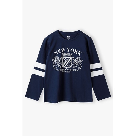 Bluza z długim rękawem granatowa - New York - Limited Edition 170 wyprzedaż 5.10.15