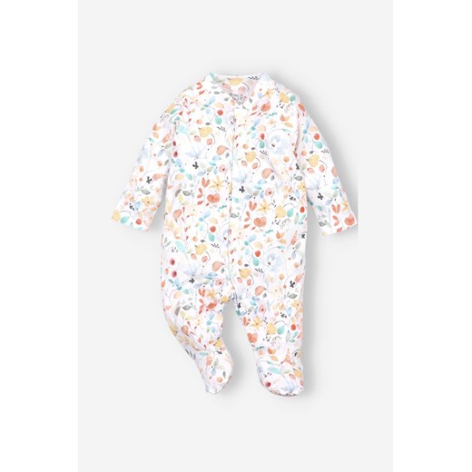 Pajac niemowlęcy z bawełny organicznej dla dziewczynki ze sklepu 5.10.15 w kategorii Pajacyki - zdjęcie 169721979
