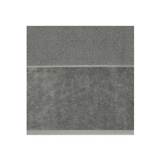 Szary ręcznik 70x140 cm z ozdobnym pasem Eurofirany 70x140 5.10.15
