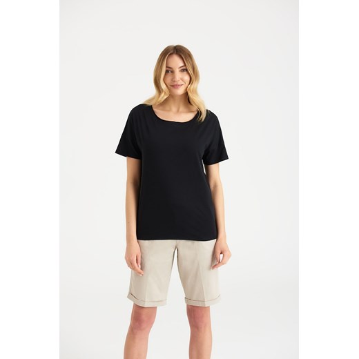 T-shirt damski klasyczny czarny ze sklepu 5.10.15 w kategorii Bluzki damskie - zdjęcie 169722079