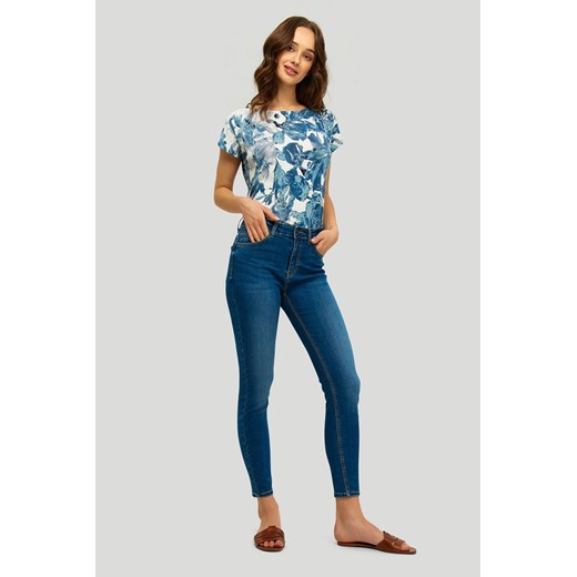 Spodnie jeansowe damskie niebieskie Greenpoint 38 okazyjna cena 5.10.15