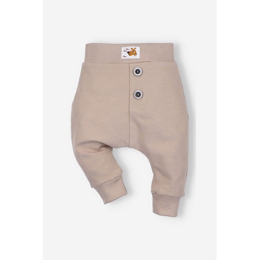 Spodnie niemowlęce z bawełny organicznej dla chłopca ze sklepu 5.10.15 w kategorii Spodnie i półśpiochy - zdjęcie 169722708