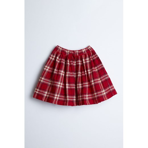 Świąteczna czerwona spódnica niemowlęca w kratę - 5.10.15. ze sklepu 5.10.15 w kategorii Spódnice - zdjęcie 169722756