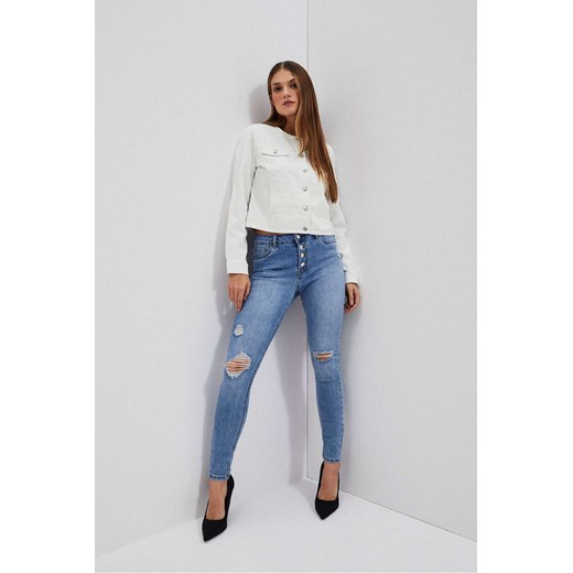 Spodnie damskie jeansowe typu rurki ze sklepu 5.10.15 w kategorii Jeansy damskie - zdjęcie 169722767