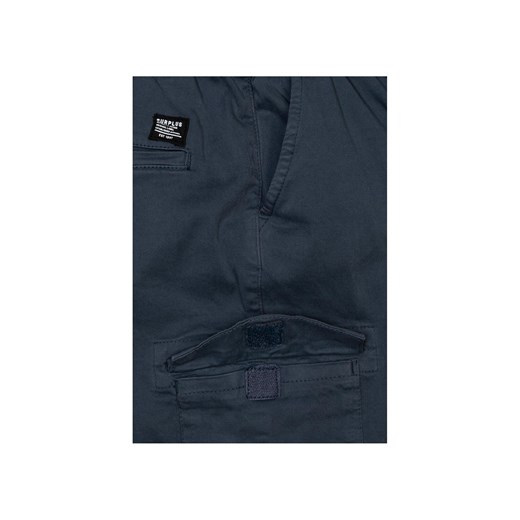 Niebieskie spodnie bojówki dla chłopca Minoti 122/128 okazyjna cena 5.10.15