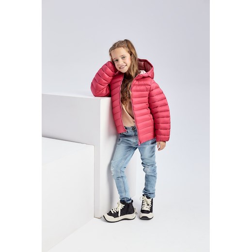 Różowa, lekka pikowana kurtka dla dziewczynki - Limited Edition ze sklepu 5.10.15 w kategorii Kurtki dziewczęce - zdjęcie 169723217