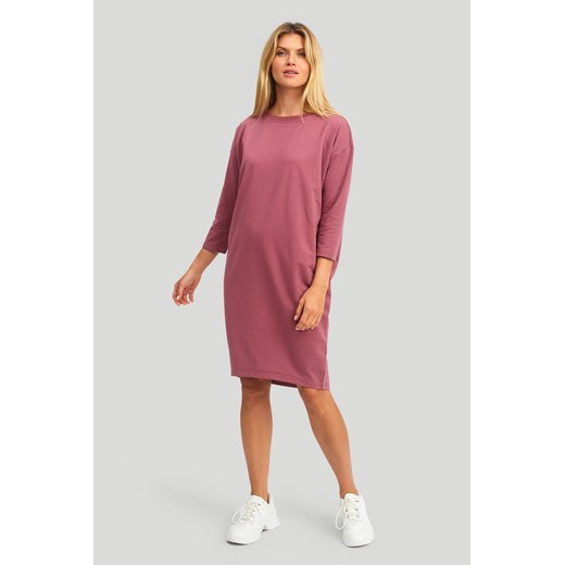 Dzianinowa sukienka damska - różowa Greenpoint XL/XXL promocja 5.10.15