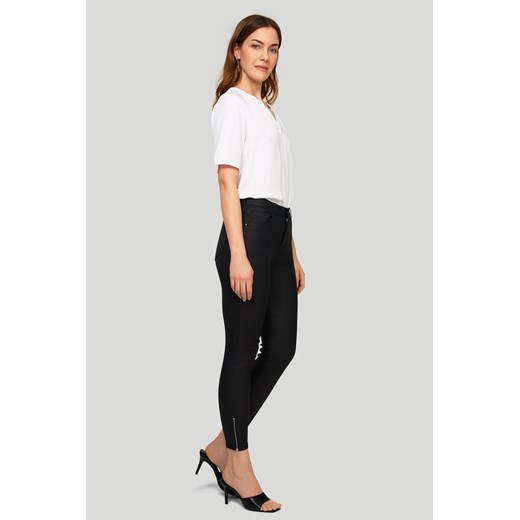 Dopasowane czarne spodnie damskie ze sklepu 5.10.15 w kategorii Spodnie damskie - zdjęcie 169723965