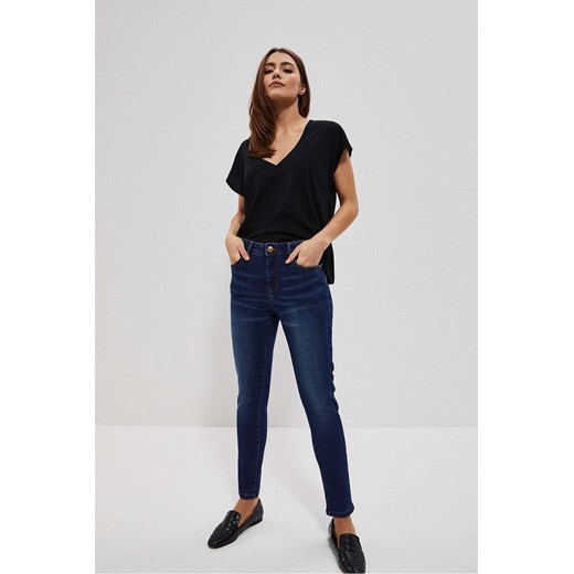 Spodnie damskie jeansowe typu push up Moodo ze sklepu 5.10.15 w kategorii Jeansy damskie - zdjęcie 169724077