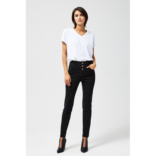 Spodnie jeansowe damskie- czarne ze sklepu 5.10.15 w kategorii Jeansy damskie - zdjęcie 169724376