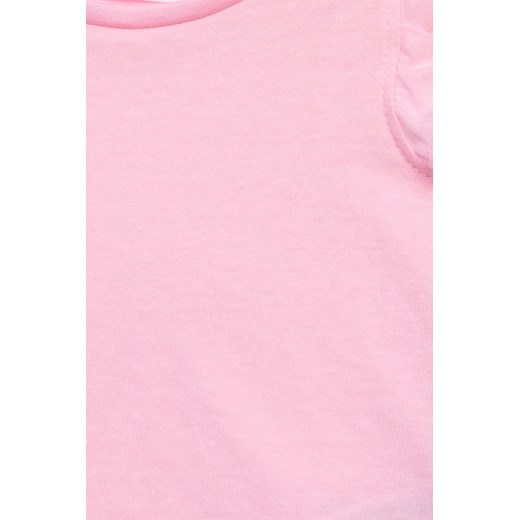 Różowa bluzka dzianinowa dziewczęca z falbankami Minoti 146/152 5.10.15