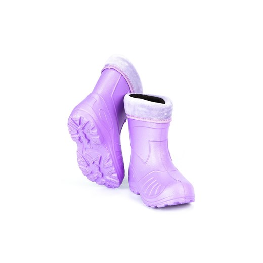 Kalosze dziecięce ocieplane  - fioletowe ze sklepu 5.10.15 w kategorii Kalosze dziecięce - zdjęcie 169725447