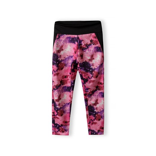 Legginsy sportowe różowe z nadrukiem dla dziewczynki ze sklepu 5.10.15 w kategorii Spodnie dziewczęce - zdjęcie 169725558