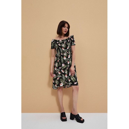 Sukienka damska hiszpanka z motywem roślinnym ze sklepu 5.10.15 w kategorii Sukienki - zdjęcie 169726095