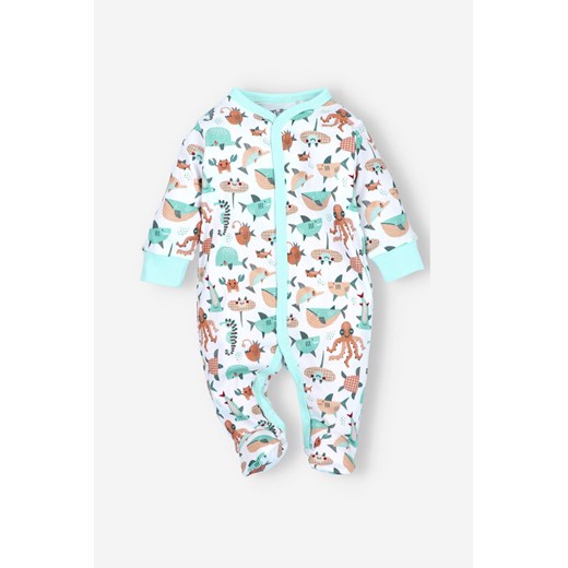 Pajac niemowlęcy z bawełny organicznej dla chłopca ze sklepu 5.10.15 w kategorii Pajacyki - zdjęcie 169726487