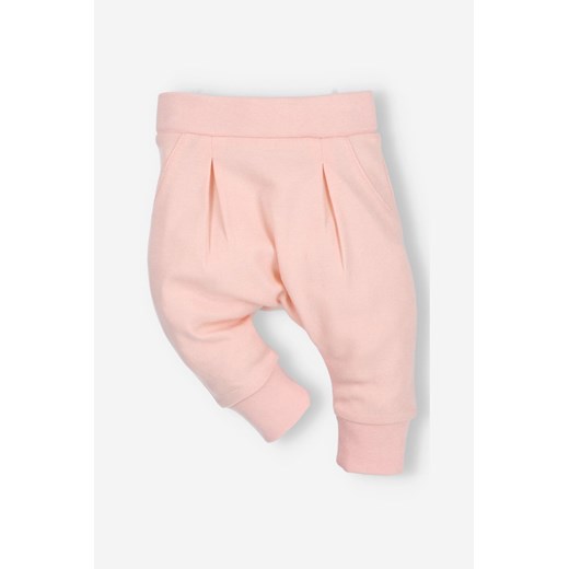 Spodnie niemowlęce z bawełny organicznej dla dziewczynki ze sklepu 5.10.15 w kategorii Spodnie i półśpiochy - zdjęcie 169726516