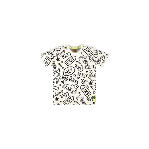 Bawełniany t-shirt chłopięcy we wzory ze sklepu 5.10.15 w kategorii T-shirty chłopięce - zdjęcie 169726558